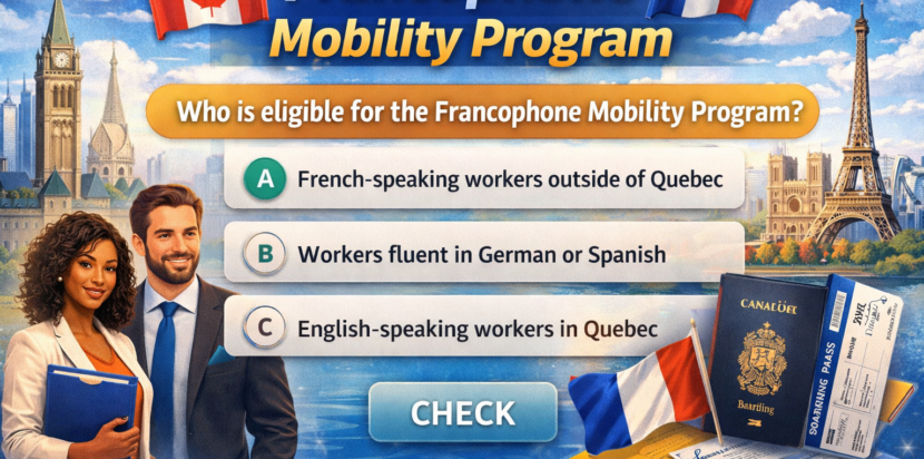 Francophone Mobility Program with MCQ