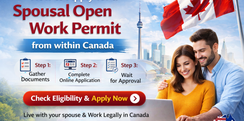 How to apply for a spousal open work permit from within Canada